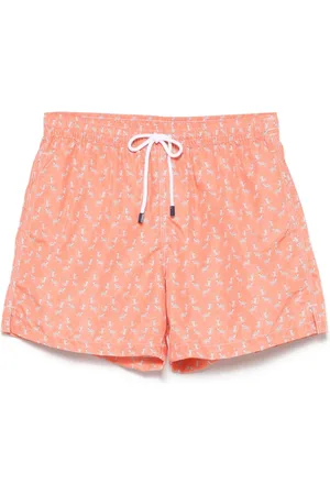 FEDELI Uomo, Costumi da bagno, Arancione, M, new