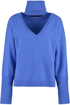 FEDERICA TOSI Donna, Maglie, Blu, 2Xs, new