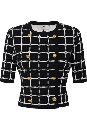Elisabetta Franchi Donna, Maglie, Nero, L, new