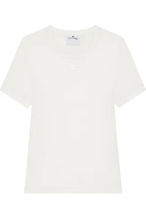 Courrèges Donna, Top, Bianco, S, new