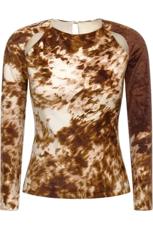 Roberto Cavalli Donna, Top, Marrone, 2Xs, new