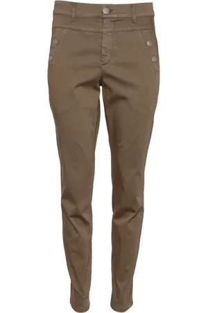 2-Biz Donna, Pantaloni, Marrone, XL, new
