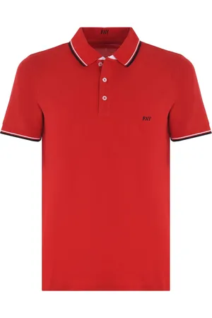 FAY Uomo, Top, Rosso, M, new