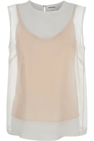 P.A.R.O.S.H. Donna, Top, Bianco, L, new