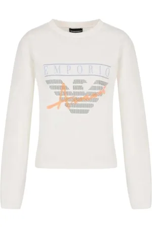 Emporio Armani Donna, Felpe, Bianco, M, new