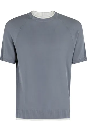ELEVENTY Uomo, Maglie, Blu, M, new