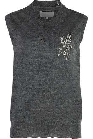 Maison Margiela Donna, Maglie, Grigio, L, new