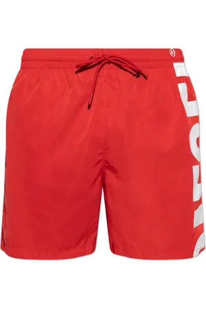 Diesel Uomo, Costumi da bagno, Rosso, M, new