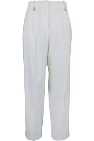Elisabetta Franchi Donna, Pantaloni, Bianco, M, new