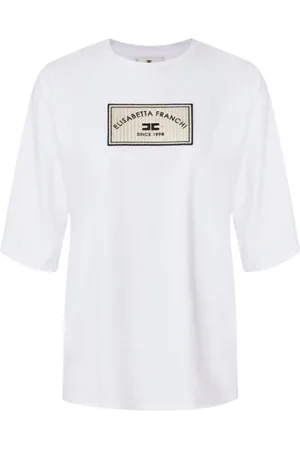 Elisabetta Franchi Donna, Top, Bianco, M, new
