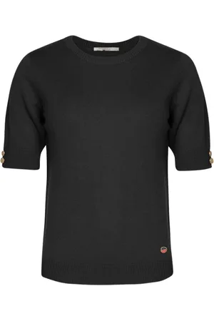 BUSNEL Donna, Top, Nero, L, new