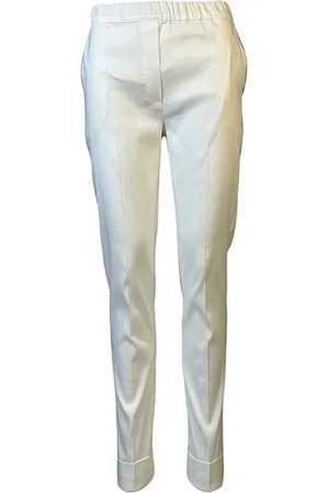 D.EXTERIOR Donna, Pantaloni, Bianco, L, new