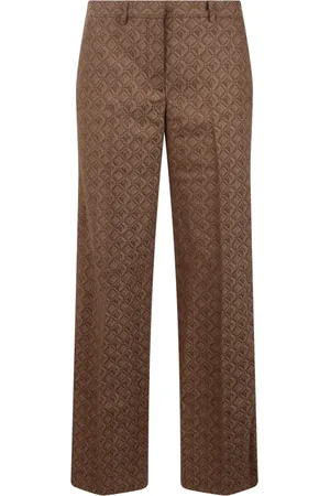 Marine Serre Donna, Pantaloni, Marrone, S, new