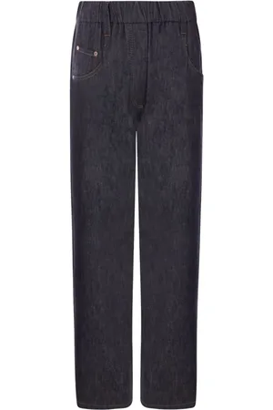 Brunello Cucinelli Donna, Pantaloni, Blu, XS, new