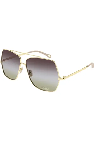 Chloé Donna, Accessori, Giallo, 62 MM, new