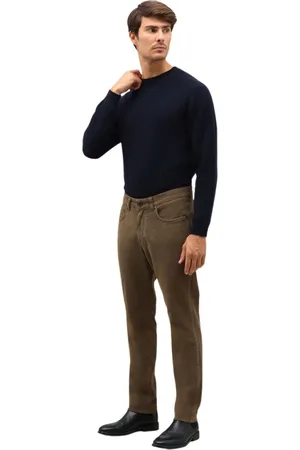 Boglioli Uomo, Pantaloni, Marrone, W38, new