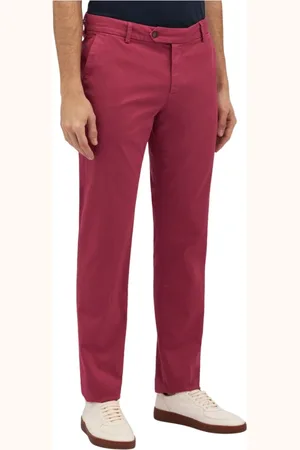 Brooks Brothers Uomo, Pantaloni, Rosso, W38, new