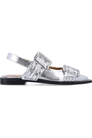Ganni Donna, Scarpe, Grigio, 38 EU, new
