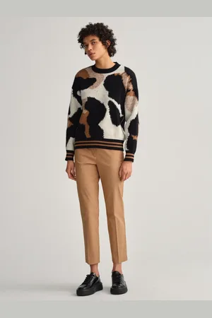 GANT Donna, Pantaloni, Marrone, M, new