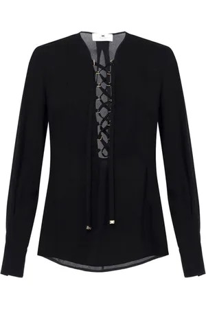 Elisabetta Franchi Donna, Camicette , Nero, L, new