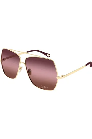 Chloé Donna, Accessori, Giallo, 62 MM, new
