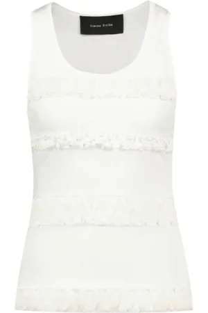 Simone Rocha Donna, Top, Bianco, S, new