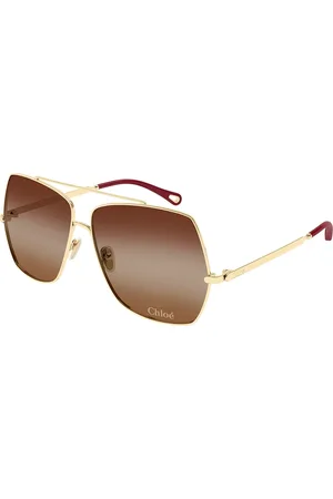 Chloé Donna, Accessori, Giallo, 62 MM, new
