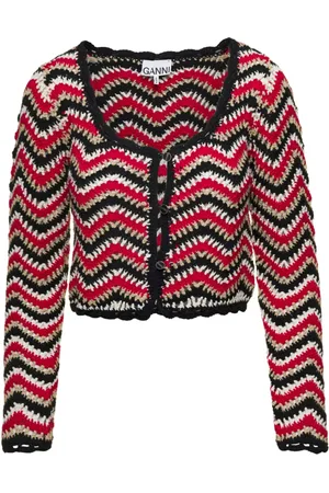 Ganni Donna, Maglie, Rosso, M, new