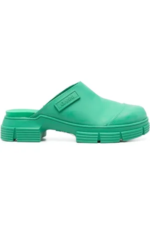 Ganni Donna, Scarpe, Verde, 38 EU, new