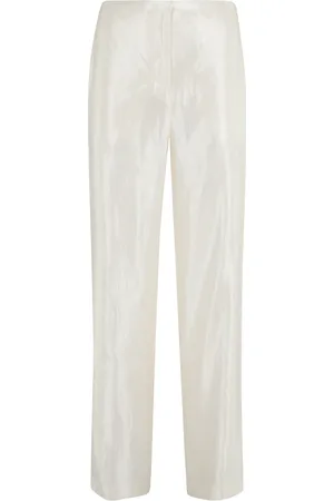 Loulou Studio Donna, Pantaloni, Bianco, M, new