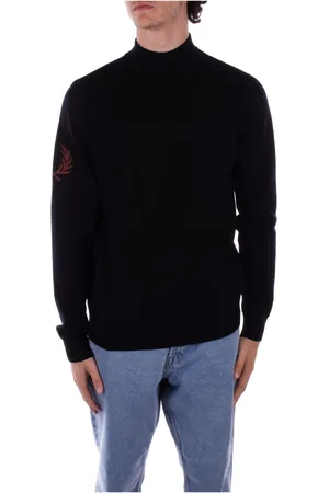 Fred Perry Uomo, Maglie, Nero, M, new