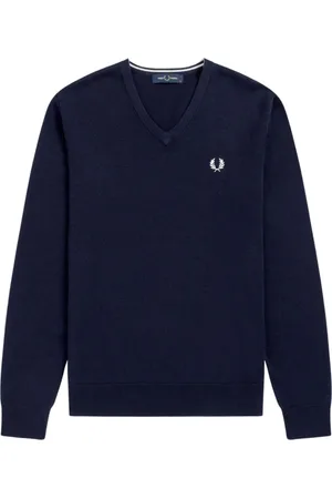 Fred Perry Uomo, Maglie, Blu, L, new
