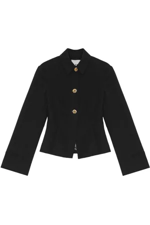 Ganni Donna, Giacche, Nero, L, new