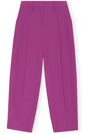 Ganni Donna, Pantaloni, Viola, S, new