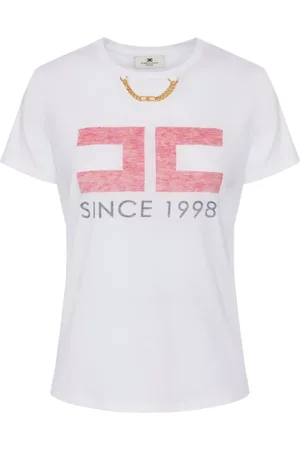Elisabetta Franchi Donna, Top, Bianco, M, new