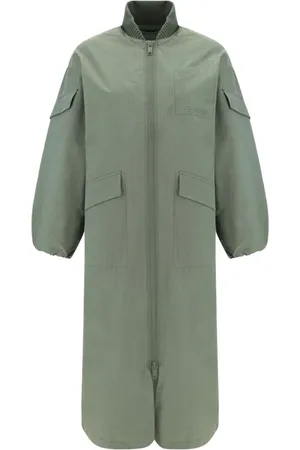 Ganni Donna, Cappotti, Verde, S, new