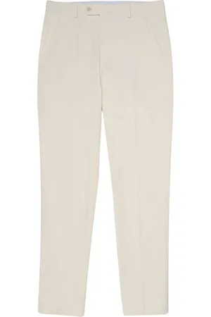 Brooks Brothers Uomo, Pantaloni, Bianco, W34, new