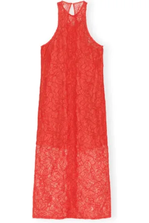 Ganni Donna, Abiti, Rosso, S, new