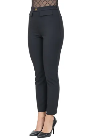 Elisabetta Franchi Donna, Pantaloni, Nero, M, new