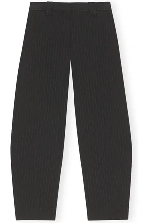 Ganni Donna, Pantaloni, Nero, L, new