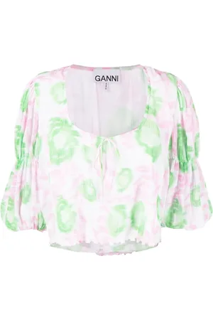 Ganni Donna, Camicette , Multicolore, M, new
