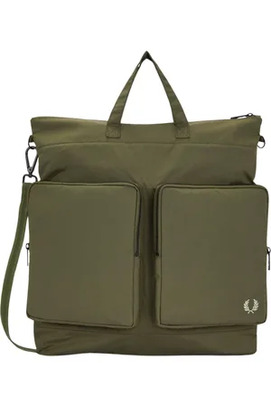 Fred Perry Uomo, Borse, Verde, Taglia unica, new