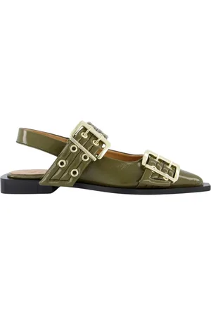 Ganni Donna, Scarpe, Verde, 36 EU, new