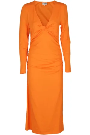Ganni Donna, Abiti, Arancione, M, new