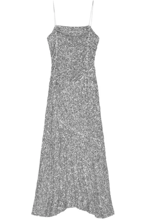 Ganni Donna, Abiti, Grigio, L, new
