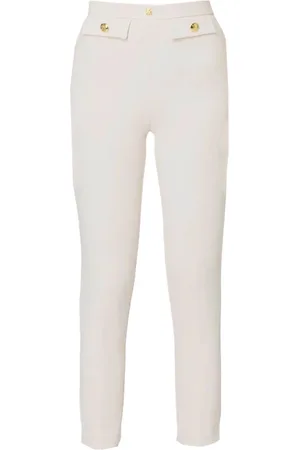 Elisabetta Franchi Donna, Pantaloni, Bianco, L, new