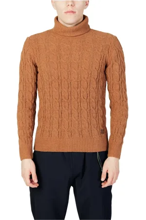GIANNI LUPO Uomo, Maglie, Marrone, XS, new