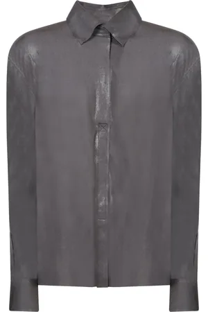 Norma Kamali Donna, Camicette , Grigio, S, new
