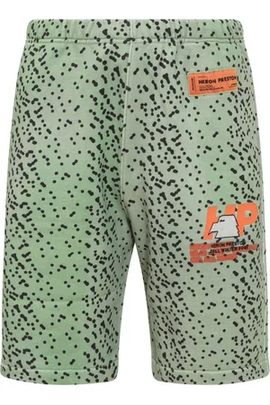Heron Preston Uomo, Pantaloncini, Verde, S, new