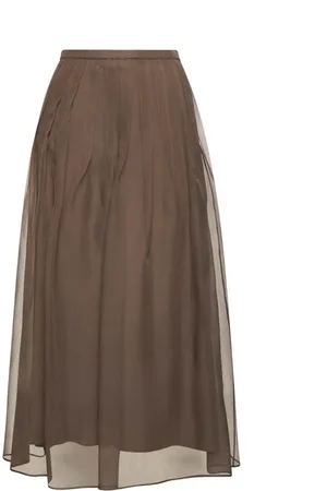 Brunello Cucinelli Donna, Gonne, Marrone, L, new